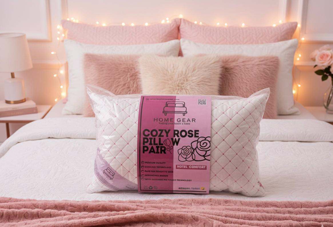 Quilted Pillow – Enhanced Support & Structured Comfort | Home Gear