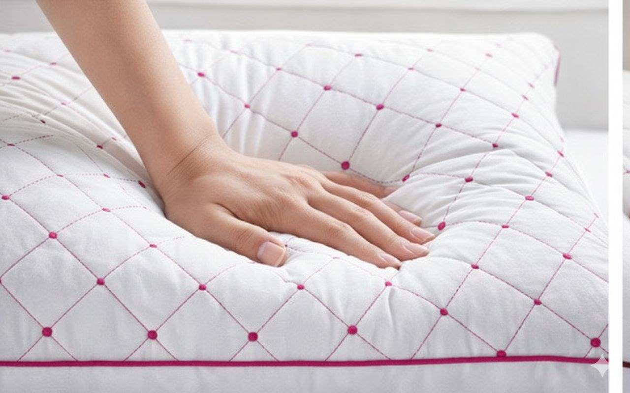 Quilted Pillow – Enhanced Support & Structured Comfort | Home Gear